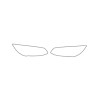 Proteções para Faróis Dianteiros BMW 3 E92 E93 Coupe Cabrio pós-FL LCI (2011-2013)