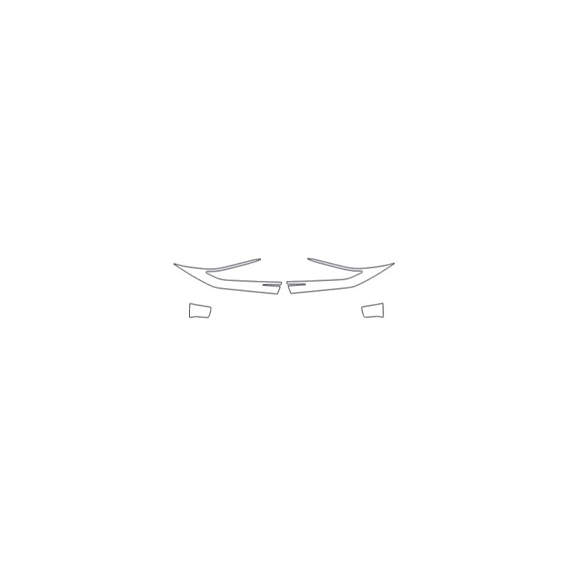 Toyota bZ EA10 Headlights / Front Lamps Protective Films (2026–)