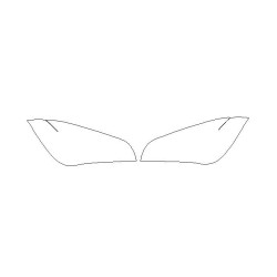 BMW X1 E84 Headlights / Front Lamps Protective Films (2009–2015)