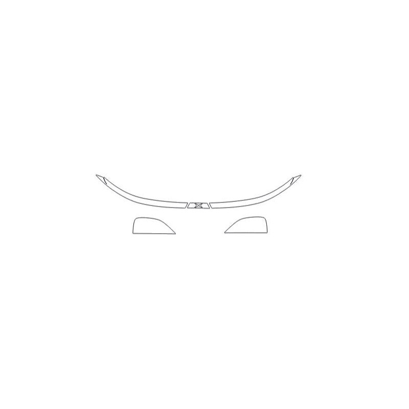 XPeng G6 front grille LED/headlights protective film (2023-)