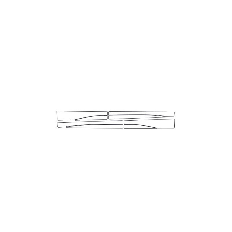 Films de protection Xpeng G6 pour bas de portes (2023-)