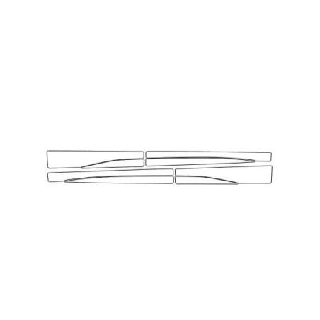 Films de protection Xpeng G6 pour bas de portes (2023-)