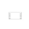 Pellicola protettiva per lo schermo / display centrale da 8" per Toyota Corolla Cross (2018-2026)