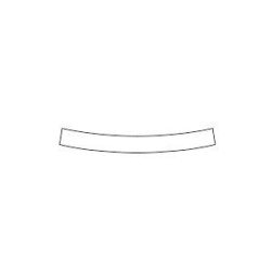 Hyundai i30 III HB after FL rear bumper protective film (2020-)
