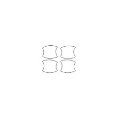 Honda CR-V IV 4 protective films for door handles (2012-2018)