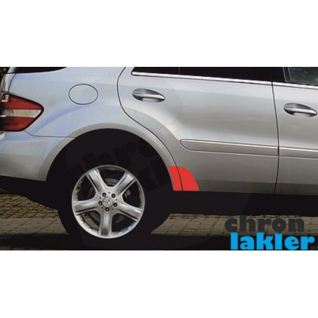 MERCEDES ML-klasa W164 naklejki / folie ochronne błotnik / drzwi tył (2005-2011)