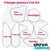 Triumph America - naklejki  / folie ochronne - zestaw (2007-)