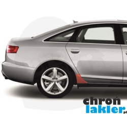 AUDI A6 C6 błotnik tył folie ochronne (2004-2011)