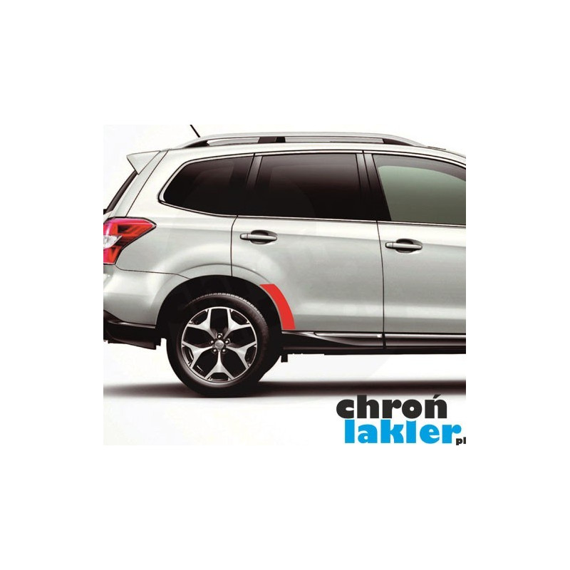 Subaru Forester IV 4 błotnik drzwi tył naklejka / folia ochronna 
