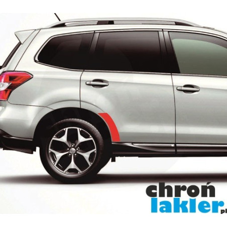 Subaru Forester IV 4 błotnik drzwi tył naklejka / folia ochronna 